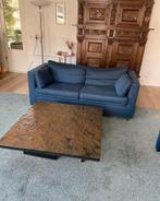 Tweezitsbank met kussens, kobaltblauw, Ophalen, Gebruikt, 150 tot 200 cm, Tweepersoons