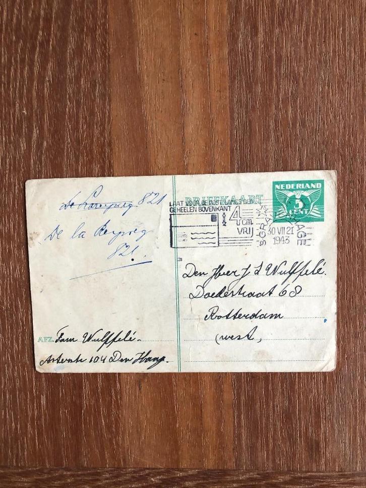 30-07-1943 Gewone lkeven tijdens bezetting. Cor Wulffelé, Boeken, Oorlog en Militair, Gelezen, Tweede Wereldoorlog, Verzenden