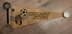 Voetbalvaan Chicago Sting, Verzamelen, Sportartikelen en Voetbal, Ophalen of Verzenden, Gebruikt, Buitenlandse clubs, Vaantje of Sjaal