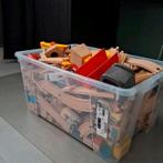 Houten treinbaan, 40L bak, Ophalen, Zo goed als nieuw