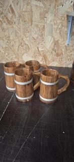 4 Viking Houten Pullen - 550ml, Ophalen of Verzenden, Nieuw