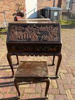 Mahonie Secretaire Bureau met Bankje, Antiek en Kunst, Antiek | Meubels | Kasten, Ophalen