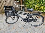 26 inch fiets met krat en prima profiel op de banden, Ophalen of Verzenden, Gebruikt, 26 inch of meer