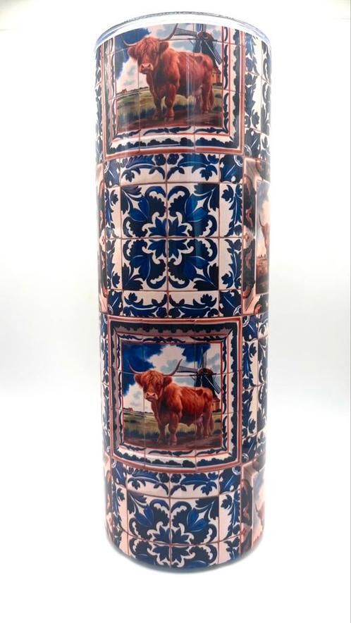 Delfts blauwe tumbler 20oz, Huis en Inrichting, Keuken | Servies, Nieuw, Overige typen, Overige stijlen, Overige materialen, Ophalen of Verzenden