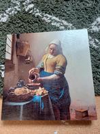 Foto op hout het melkmeisje, Huis en Inrichting, Woonaccessoires | Schilderijen, Tekeningen en Foto's, Ophalen, Minder dan 50 cm