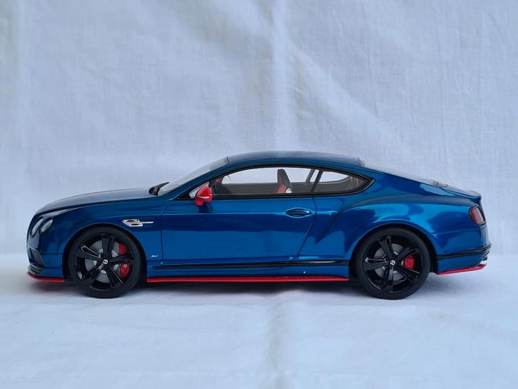 Bentley Continental GT Speed Black Edition GT Spirit 1:18, Hobby en Vrije tijd, Modelauto's | 1:18, Nieuw, Auto, Overige merken