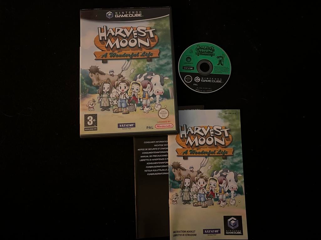 Harvest Moon: A Wonderful Life - Gamecube, Spelcomputers en Games, Games | Nintendo GameCube, Gebruikt, 1 speler, Ophalen of Verzenden