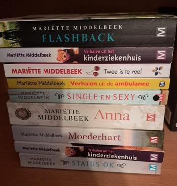 Boeken Mariette Middelbeek ( zie foto) beschikbaar voor biedingen