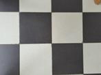 Restant zwart creme tegels, Nieuw, Minder dan 5 m², Vloertegels, Ophalen