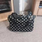 Zwarte fietstas , 40x17cm, H30cm,, Ophalen of Verzenden, Gebruikt