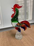 Prachtige kleurrijke haan van glas, Antiek en Kunst, Ophalen of Verzenden