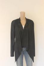 Beate Heymann zwart suedine vest maat 42, ., Zwart, Maat 42/44 (L), Zo goed als nieuw