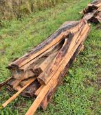 +/- 1m3 haardhout. 2 stapels openhaardhout, Ophalen of Verzenden, Minder dan 180 cm, Palen