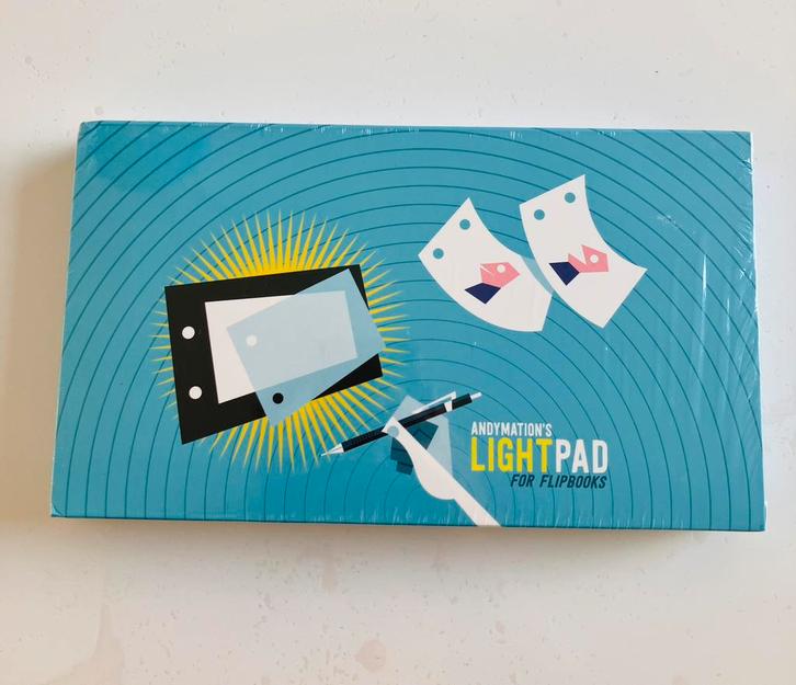Andymation lightpad voor flipboekjes, Hobby en Vrije tijd, Tekenen, Nieuw, Overige typen, Ophalen