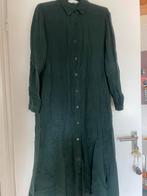 Jurk babyrib one size, Kleding | Dames, Jurken, Ophalen of Verzenden, Zo goed als nieuw, Groen, Onder de knie