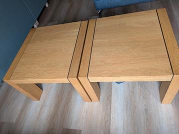 massief eiken tafels 60x60 beschikbaar voor biedingen