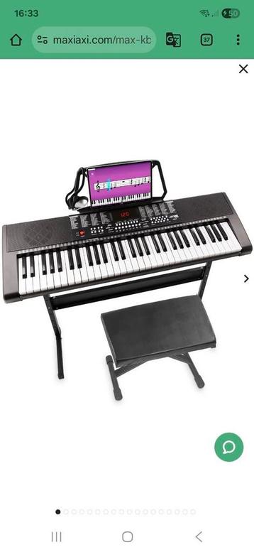 Keyboard met standaard  beschikbaar voor biedingen