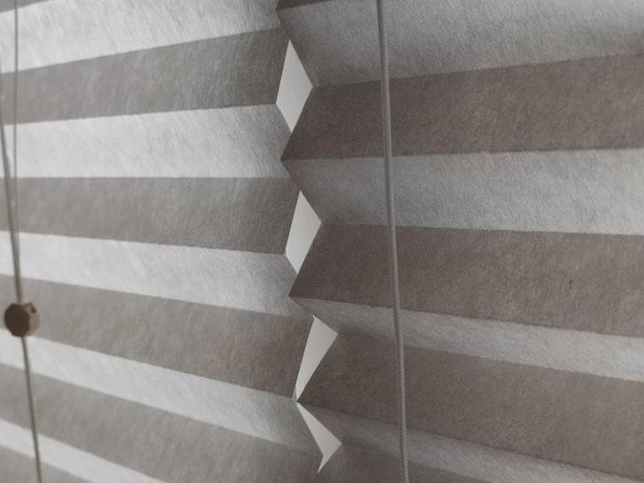 Plissé Top down-bottom up, lichtdoorlatend, 120cm, Huis en Inrichting, Stoffering | Gordijnen en Lamellen, Gebruikt, 150 tot 200 cm