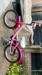 Kinderfiets meisjes 16 inch. Roze, met standaard.,, Ophalen, Gebruikt, 16 inch, Altec