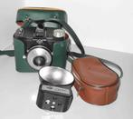 Agfa Clack met Clibo flitser, Ophalen of Verzenden, Gebruikt, Spiegelreflex, Overige Merken