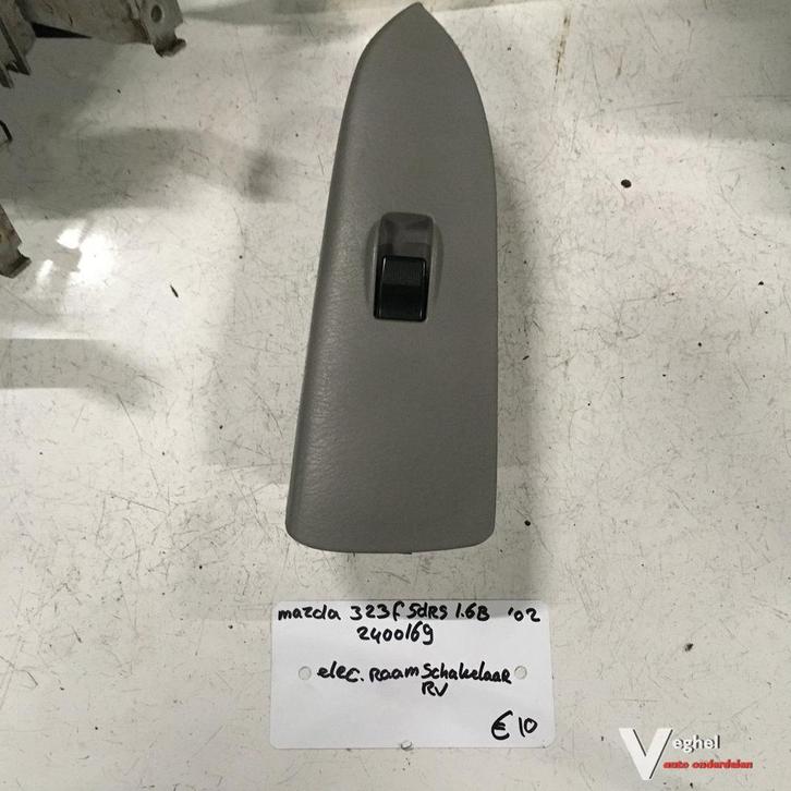 Mazda 323F 5drs 1.6 B 2002 Wagennr 2400169  Raamschakelaar, Auto-onderdelen, Dashboard en Schakelaars, Gebruikt, Ophalen of Verzenden