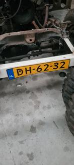 Nekaf kenteken/chassis, Ophalen