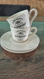 Claire Wilson Espresso kopjes, Huis en Inrichting, Keuken | Servies, Ophalen of Verzenden, Zo goed als nieuw, Overige stijlen