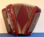 SILA KNOPACCORDEON, B-GRIFF, 120 BAS, 4 Korig, Gebruikt, Met koffer, 120-bas, Ophalen