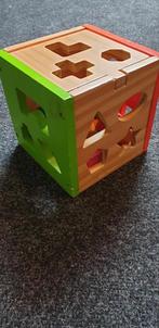 Houten Vormenstoof Kubus, Ophalen of Verzenden, Gebruikt, Bouwen