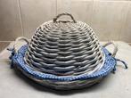 Rieten Serveer Plateau Bol Vorm, Ophalen of Verzenden