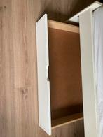 Bedlade met wieltjes, Huis en Inrichting, Ophalen, Eenpersoons, Wit, Hout