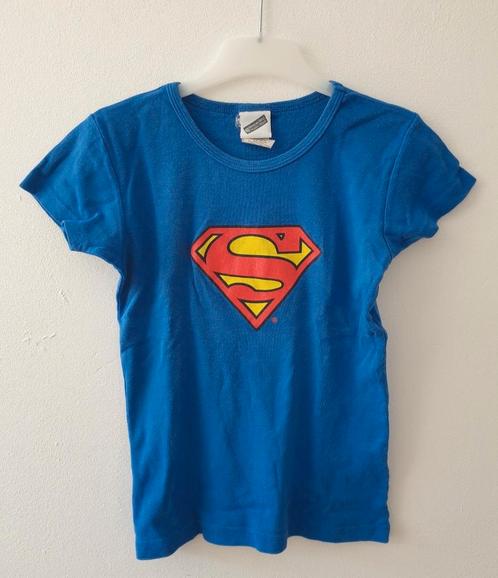 Vintage DC Superman t-shirt USA, Kleding | Dames, T-shirts, Gedragen, Maat 34 (XS) of kleiner, Blauw, Korte mouw, Ophalen of Verzenden