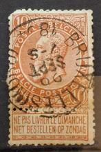 Belgie (10c) Leopold 1893 Gestempeld Postzegel, Postzegels en Munten, Postzegels | Europa | België, Ophalen of Verzenden, Gestempeld