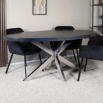 Eettafel van mango hout, Huis en Inrichting, Tafels | Eettafels, Ophalen of Verzenden, Zo goed als nieuw, Rond, 150 tot 200 cm