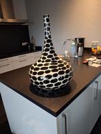 Vaas. Zwart/wit, Ophalen, 50 tot 75 cm, Zwart, Aardewerk of Porselein