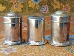 Oud silverplate peper, zout en mosterd uit Engeland., Antiek en Kunst, Ophalen of Verzenden