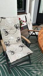 zes mooie dunne tuinstoelkussen, Tuin en Terras, Tuinmeubel-accessoires, Ophalen, Gebruikt
