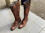 Bruine hoge laarzen, maat 38, Hoge laarzen, Bruin, Ophalen of Verzenden, Zo goed als nieuw