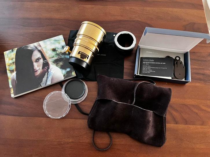 Petzval 58mm Bokeh Control Art Lens, Audio, Tv en Foto, Fotografie | Lenzen en Objectieven, Zo goed als nieuw, Standaardlens, Ophalen of Verzenden