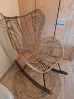 Rotan schommelstoel Bali, Ophalen, Zo goed als nieuw, Bruin, Eén