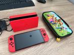 Nintendo Switch OLED: Mario Edition, Spelcomputers en Games, Spelcomputers | Nintendo Switch, Verzenden, Zo goed als nieuw, Met 1 controller