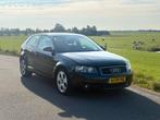 Audi A3 2.0 110KW 3D 2004 Zwart, Auto's, Voorwielaandrijving, 65 €/maand, Zwart, 4 cilinders