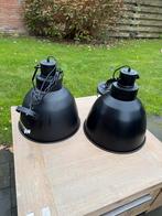 Twee mooie hanglampen - diameter 42cm, Huis en Inrichting, Ophalen, Gebruikt, Metaal, Minder dan 50 cm