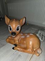Schattige Bambi lamp / nachtlampje, Kunststof, Gebruikt, Vintage, Ophalen of Verzenden