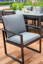 Tuin stapelstoel Vancouver teak rope zwart | afname per 6st, Tuin en Terras, Tuinstoelen, Ophalen, Nieuw, Teakhout, Stapelbaar