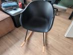 Beliani HARMONY schommelstoel - zwart, Huis en Inrichting, Stoelen, Ophalen, Zo goed als nieuw, Zwart, Eén