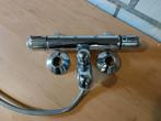 Grohe bad/douchekraan en wastafelkranen - Chroom, Ophalen of Verzenden, Gebruikt, Chroom, Kraan