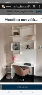 Wandkast met bureau, Ophalen, Zo goed als nieuw, 25 tot 50 cm, 50 tot 100 cm
