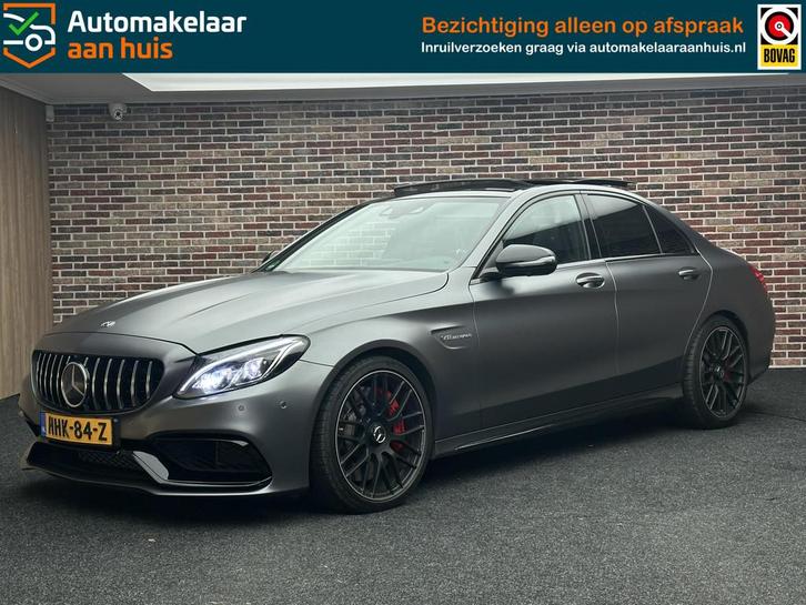 Mercedes-Benz C-klasse AMG 63 S Kuip Memory HeadUp Kuip burm, Auto's, Mercedes-Benz, Bedrijf, Te koop, C-Klasse, 360° camera, ABS