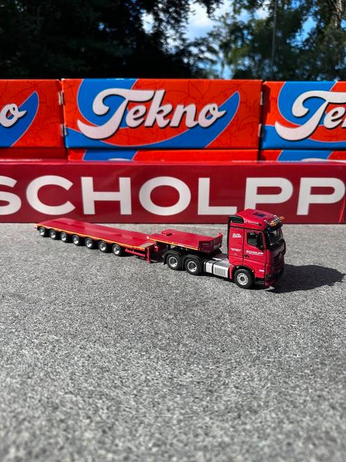 IMC Mercedes-Benz Arocs SCHOLPP met Nooteboom dieplader, Hobby en Vrije tijd, Modelauto's | 1:50, Nieuw, Bus of Vrachtwagen, Wsi